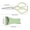 ZKCCNUK Stainless Steel Kitchen Scissors with Melon Planer 2