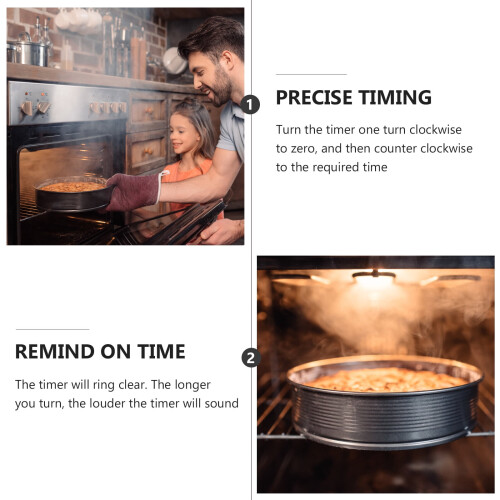 Mekanisk timer för bakning, 3 st 2