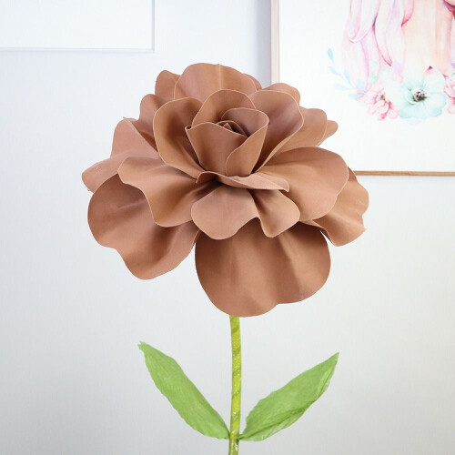Artificial PE Rose Flower 50 cm Blue 2