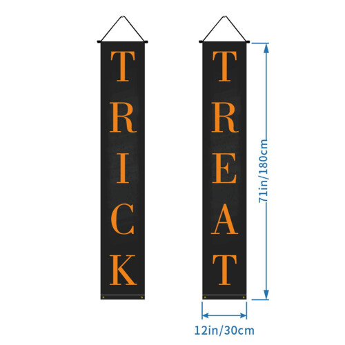 Decorațiune exterioară cu banner de Halloween, 1 bucată 1