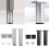 2er-Pack verstellbare Möbelbeine, robuste-10 cm Sandsilber 3