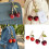 Miniature Cherry Fruit Acrylic Key Organiser For-Dark Red 3
