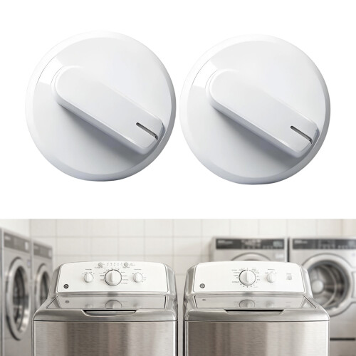 Bouton de minuterie de sèche-linge WE03X25285, 2 pièces, 2