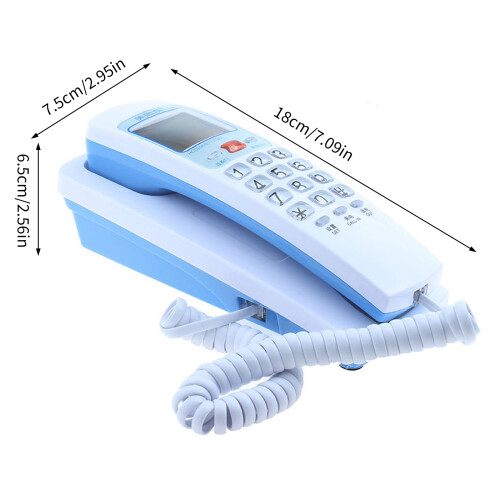 Robustes ABS-United-Telefon mit Rückruffunktion und 2