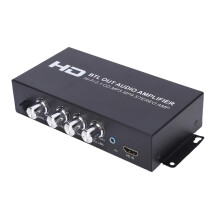 2x80W Stereo-Verstärker 2,1-Kanal 160x82x37mm Silber