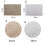 PVC table mat heat insulation rectangular round ginkgo leaf 5
