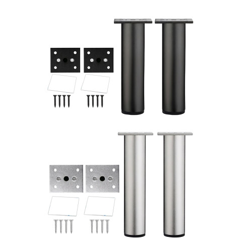 Pieds de Support de meubles universels, 2-15 cm sable noir 1