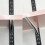 Metal Shelf Bracket Vertical Hole Plate Rack Strong-Black 36 cm 2
