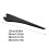 Metal Shelf Bracket Vertical Hole Plate Rack Strong-Black 36 cm 3