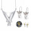 Romance Necklace With Removable Flower Holder For-Silver 1 3
