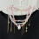 Collier de galets roses tendance avec des accents de perles 5