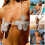 Bijoux de corps de bikini de licou de chaîne de poitrine de 3