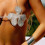 Bijoux de corps de bikini de licou de chaîne de poitrine de 4