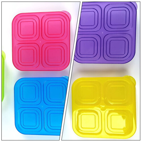 4-Compartment Bento Lunch Box – PP, Microwave & Fridge 1