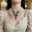 Collier chaîne de perles multicouches à la mode, avec-Court 4
