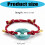 Unique Multicolor Knotted Wristband With Customizable Fit-Red 4