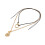 Collier de déclaration géométrique élégant avec chaîne 7