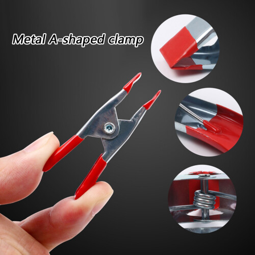 10pcs Strong Steels Spring Clamps High-4 inches red 2