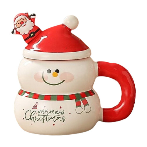 Christmas mugs ceramic Santa snowman 400ml 1