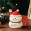 Christmas mugs ceramic Santa snowman 400ml 4