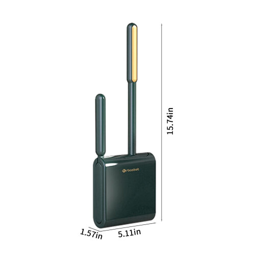 YANHAIGONG Toilettenbürsten-Set mit langem Griff, 2-teilig 2