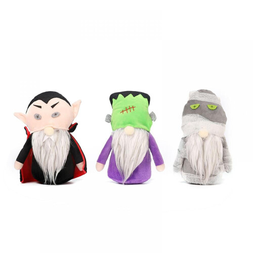 Halloween Plush Gnome Decor - Cotton, 19cm 1