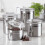 Set mit luftdichten Edelstahlbehältern, 4-teilig 2