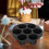Silicone muffin cups nonstick 7-cavity black 2 pcs 3