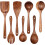 Wooden Kitchen Tool Set Natural Teak 7PCS 4