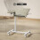 Homcom Mesa Auxiliar Marrón 57 x 40 x 101 cm 3