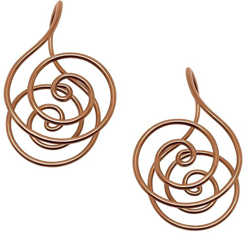Copper Spirals Palms Ring For Meditation And Healings-1 1
