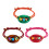 Adjustable Pig Nose Beaded Bracelet Statement Accessories-Green 2