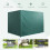 Outsunny Funda Protectora para Columpio Verde 215 x 155 x 150 cm 4