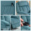 Homcom Sillón Elevador Azul 92 x 94 x 105 cm 6