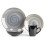 Sonoma 16-Piece Stoneware Dinner Set Black Exterior Grey 4