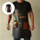 High Quality PU Leather Apron Designed For disorganized-Black 3