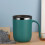 Isolierter Edelstahl-Campingbecher mit Deckel, 355 ml 4