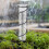 Pluviomètre en verre borosilicaté pour jardin 2