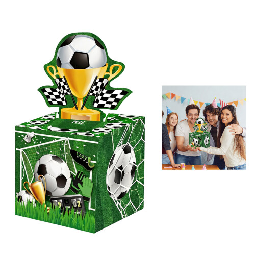 Happy Birthday Cash Pull Box Athletic Style Event Supply-B 2