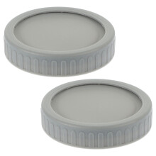 Silicone Mason Jar Lids – Large Mouth, 2-Pack