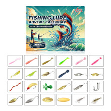 Calendrier de l'Avent de pêche 24 jours avec kit de pêche