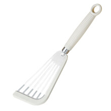 Spatula éisc déanta as cruach dhosmálta agus silicone, píosa amháin