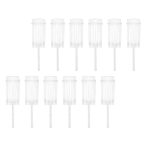 Push Cake Cone Pop Transparent Rund Mini Dessertkopp med Lock 25