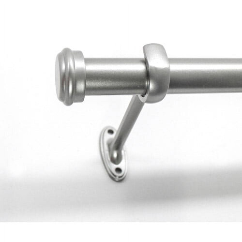 Decopolitan 7/8 in Adjustable Curtain Rod Set