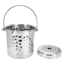 Seau à glace en acier inoxydable 1L, tonneau à champagne portable