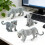 PVC Snow Leopard Animal Model Decorative-Littlesnowleopard 7