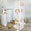 Durable Paper Graduation Balloons Decorative Set For-White 6