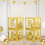 Durable Paper Graduation Balloons Decorative Set For-White 7