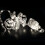 40-LED Ribbon String Lights 4m Warm White Battery Powered 2