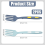 Forchette da cucina in silicone, 29,5 cm, confezione da 2 2